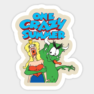 One Crazy Summer Sticker